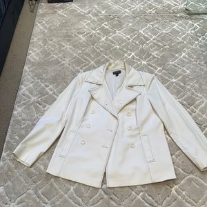 CLASSIQUES ENTIER OFF WHITE BLAZER size 16